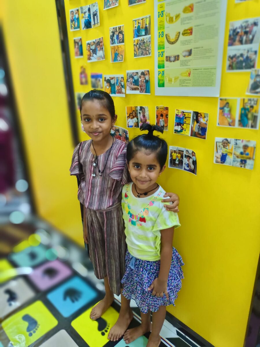 Young patient enjoying a comfortable clinic visit