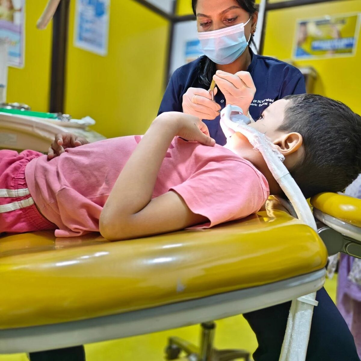 Nitrous oxide sedation dentistry for children